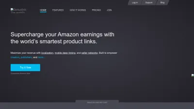 Screenshot of Geniuslink.com