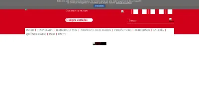 Screenshot preview of teatrodelazarzuela.inaem.gob.es