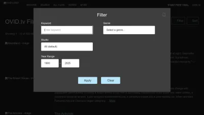 Screenshot preview of search.ovid.tv
