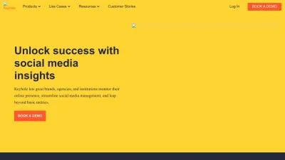 Screenshot preview of keyhole.co