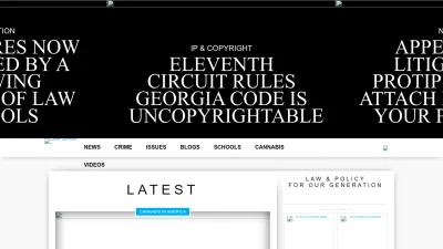 Screenshot preview of legacy.lawstreetmedia.com