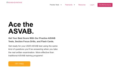 Screenshot preview of asvabadvantage.com