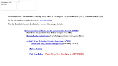 Screenshot preview of macro.lsu.edu