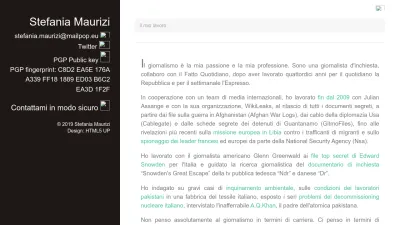 Screenshot preview of stefaniamaurizi.it