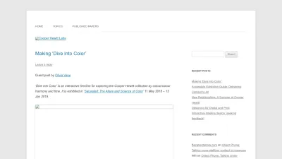 Screenshot preview of labs.cooperhewitt.org