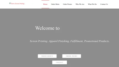Screenshot preview of thrivescreenprinting.com