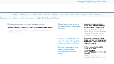 Screenshot preview of sbmt.org.br