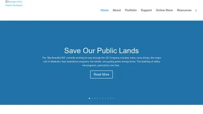 Screenshot preview of animalsofpnw.com