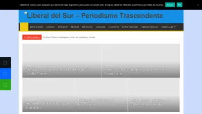 Screenshot preview of liberal.com.mx