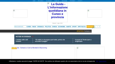 Screenshot preview of laguida.it