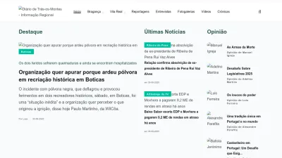 Screenshot preview of diariodetrasosmontes.com