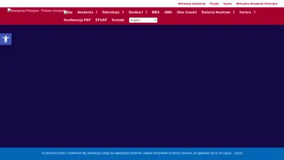 Screenshot preview of ap.edu.pl