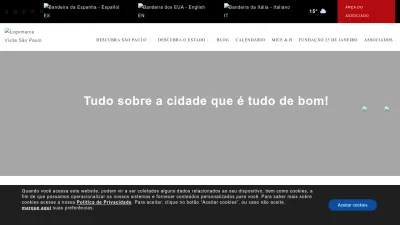 Screenshot preview of visitesaopaulo.com