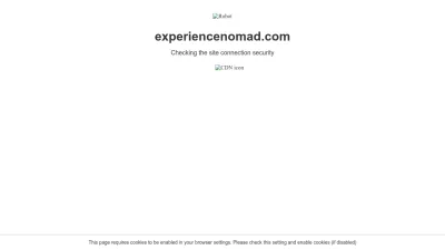 Screenshot preview of experiencenomad.com