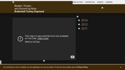 Screenshot preview of butterballabuse.com