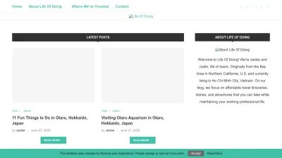 Screenshot preview of lifeofdoing.com