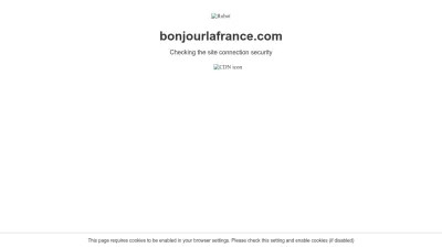 Screenshot preview of bonjourlafrance.com