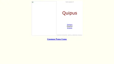 Screenshot preview of quipus.it