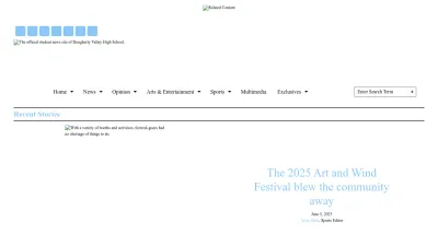 Screenshot preview of thewildcattribune.com