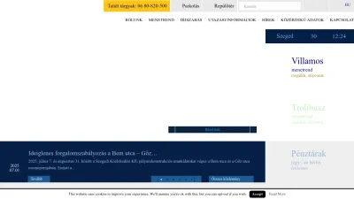 Screenshot preview of szkt.hu