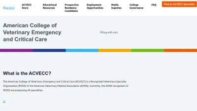 Screenshot preview of acvecc.org