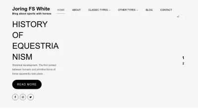 Screenshot preview of whitefishskijoring.com
