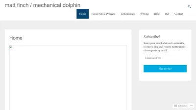 Screenshot preview of mechanicaldolphin.com