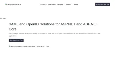 Screenshot preview of componentspace.com