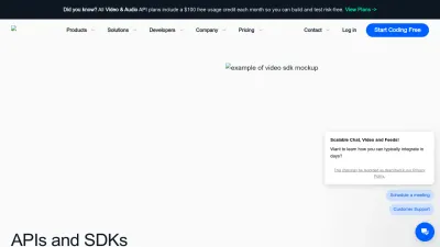 Screenshot preview of getstream.io