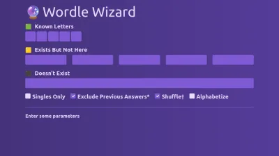 Screenshot preview of wordlewizard.vercel.app