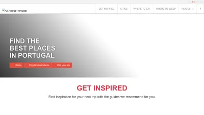 Screenshot preview of allaboutportugal.pt