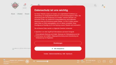 Screenshot preview of radio24.ch