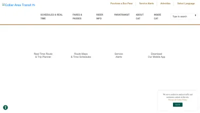 Screenshot preview of ridecat.com