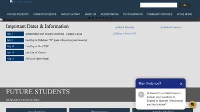 Screenshot preview of paloverde.edu