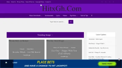 Screenshot preview of hitxgh.com