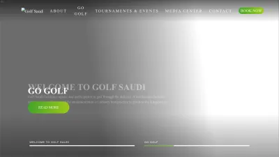 Screenshot preview of golfsaudi.com