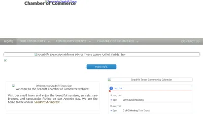 Screenshot preview of seadriftchamber.com