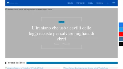 Screenshot preview of frontierenews.it