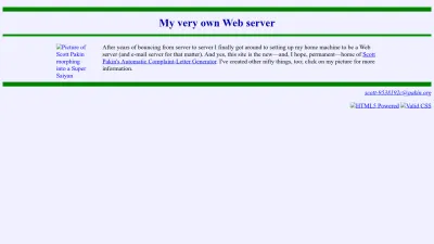 Screenshot preview of pakin.org