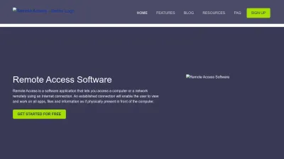 Screenshot preview of remoteaccess.itarian.com