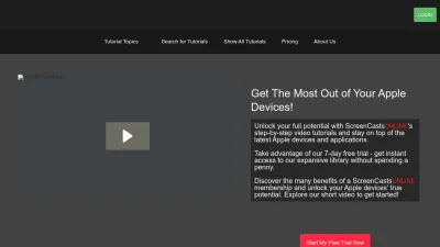 Screenshot preview of screencastsonline.com