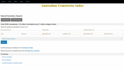 Screenshot preview of austcemindex.com