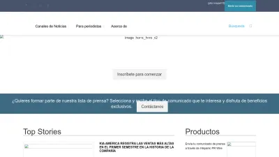 Screenshot preview of hispanicprwire.com