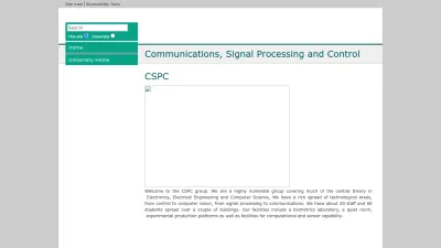 Screenshot preview of cspc.ecs.soton.ac.uk