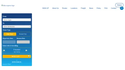 Screenshot preview of riderexpress.ca