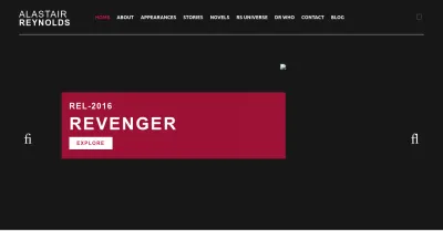 Screenshot preview of alastairreynolds.com