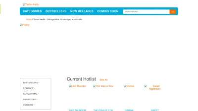 Screenshot preview of tantor.com