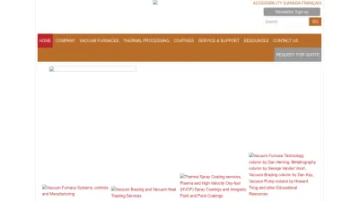 Screenshot preview of vacaero.com