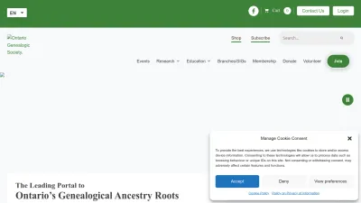 Screenshot preview of ogs.on.ca