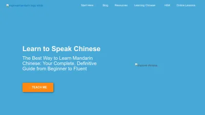 Screenshot preview of improvemandarin.com